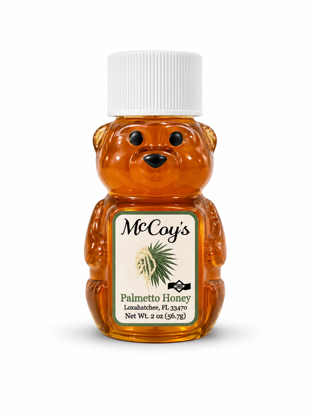 McCoy’s Honey – Local Raw Palmetto Honey (3 Sizes Available- $4-$25)