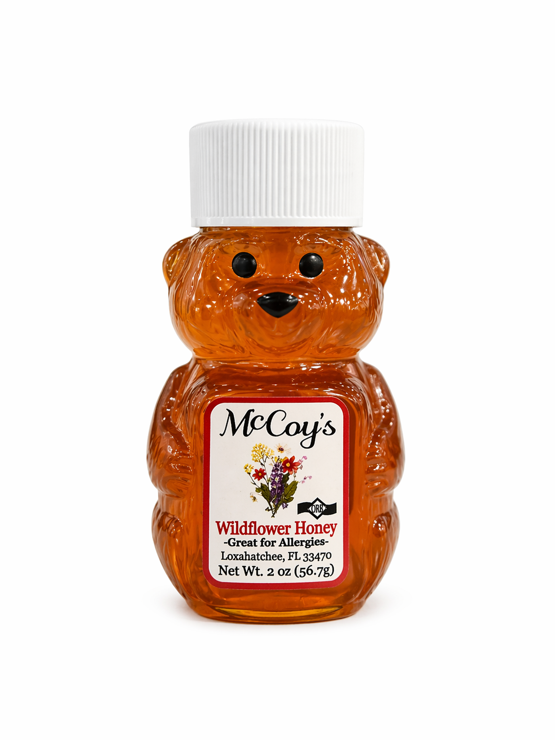 McCoy's Honey – Local Raw Wildflower Honey (3 Sizes Available- $4