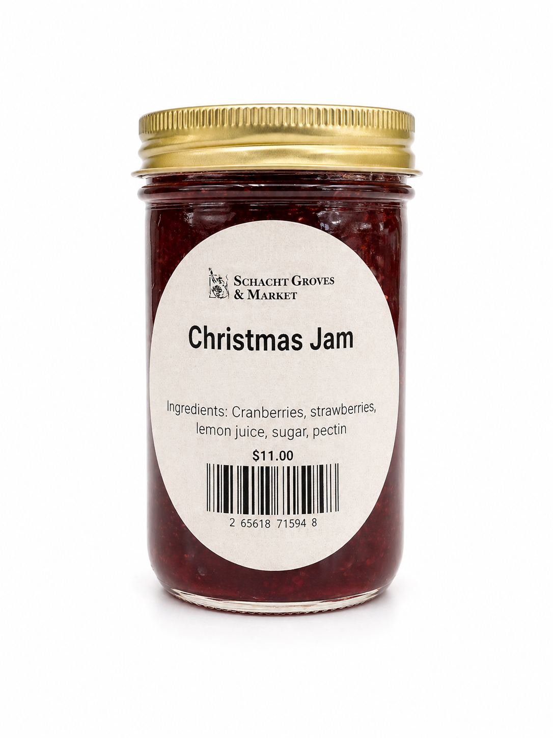 Local Christmas Jam (Cranberry, Strawberry) 8oz.